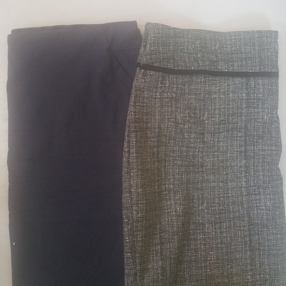 Two pencil skirts